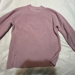 Lululemon sweater, size 6, color light pink. Great condition